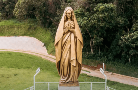 Pontos de embarque e desembarque ficam nas proximidades do santuário.
