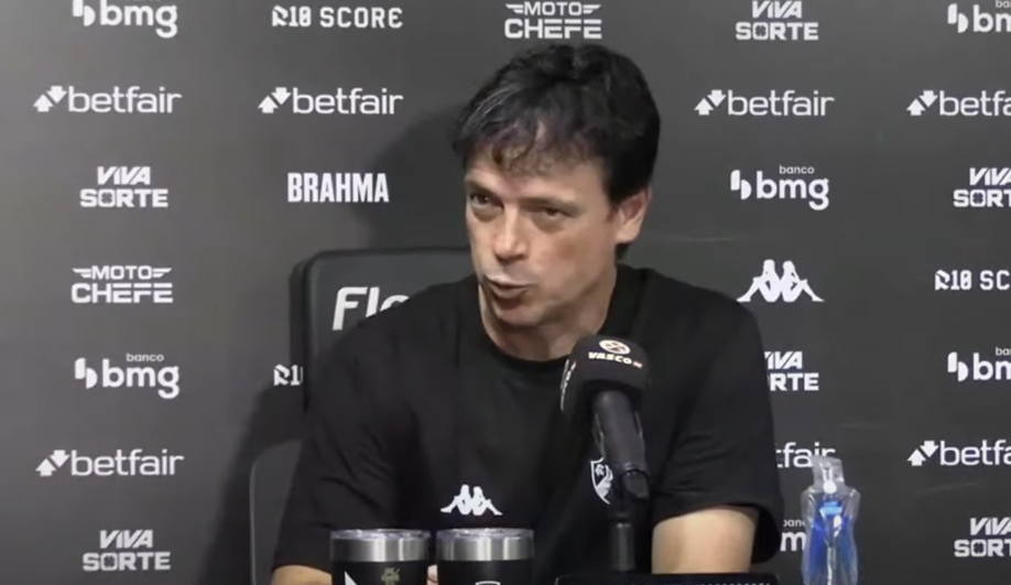 Diniz vê bom desempenho do Vasco em empate com o Grêmio pelo Brasileirão