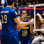 Brasil bate Alemanha e termina primeira fase da Liga das Nações Masculina no topo