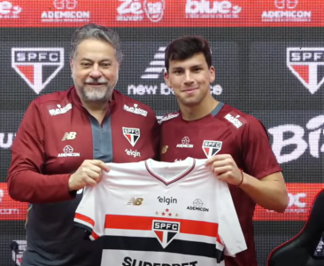 Tapia é o novo camisa 14 do São Paulo