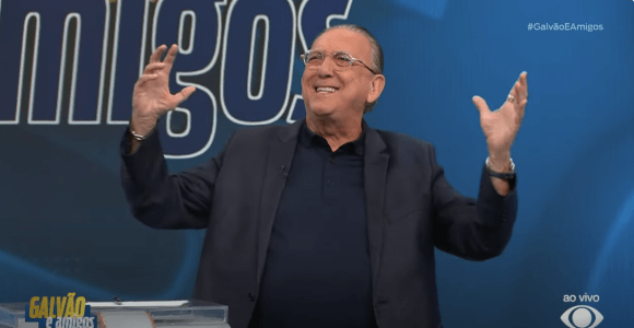 Galvão Bueno rasgou elogios a Hulk, do Atlético, em programa na Band