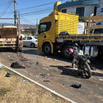 Caminhão perde freio e acidente com dez veículos deixa um morto e seis feridos em Montes Claros