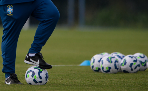 Imagem de treino da Seleção Brasileira Sub15 em Salvador, na Bahia, em 2025