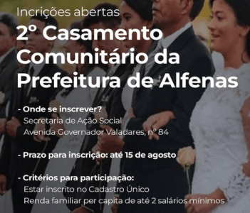 Datas das cerimônias ainda vão ser divulgadas.