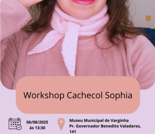 Museu de Varginha recebe workshop de crochê gratuito na quarta-feira