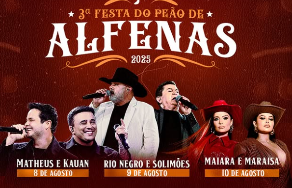 Moradores de Alfenas poderão retirar ingressos gratuitos para a Festa do Peão
