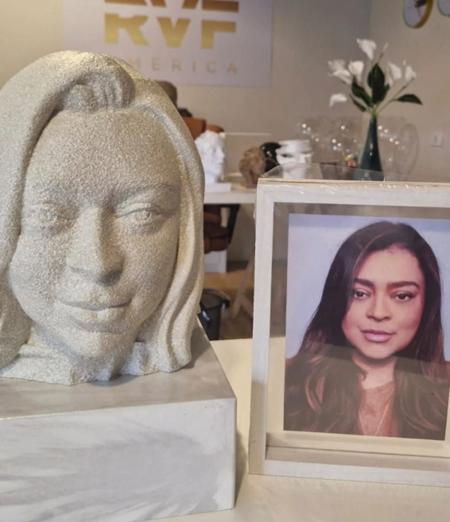 Parte das cinzas de Preta Gil é colocada em busto