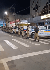 Ações foram realizadas na área central de Varginha.