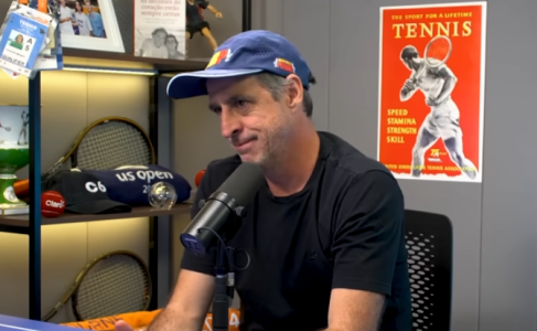 Fernando Meligeni durante o podcast do New Balls Please!