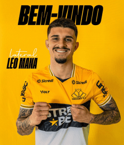 Léo Mana chega para fortalecer o elenco do Criciúma