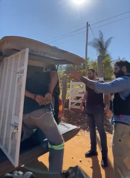 Homem foi preso na zona rural.