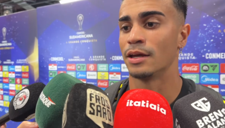 Reinier, do Atlético, após a vitória por 2 a 1 contra o Godoy Cruz