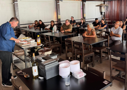 Oportunidade reuniu amantes da culinária no restaurante Água Doce Cachaçaria.