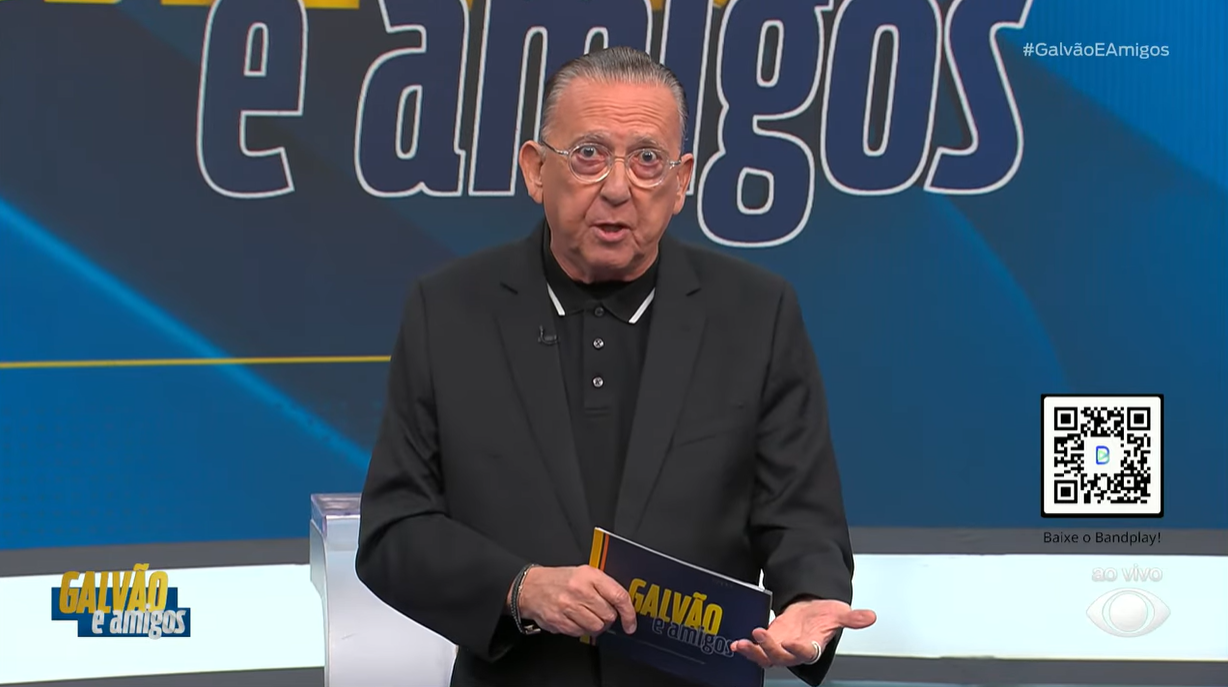 Galvão Bueno reage à classificação do Flamengo e cita rivalidade com argentinos