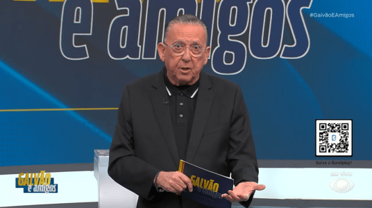 Galvão Bueno comentou classificação do Flamengo na Libertadores sobre o Inter
