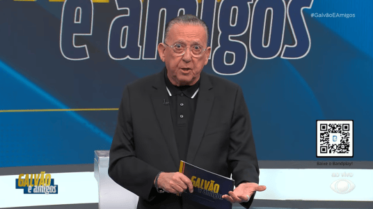 Galvão Bueno comentou classificação do Flamengo na Libertadores sobre o Inter