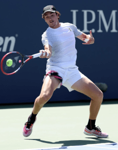 Fonseca durante partida do US Open