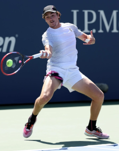 Fonseca durante partida do US Open