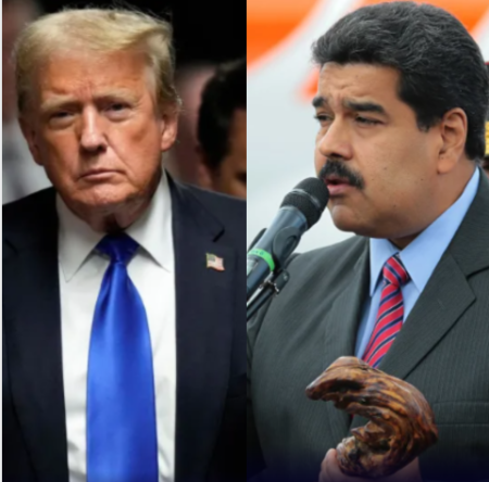 Donald Trump e Nicolás Maduro