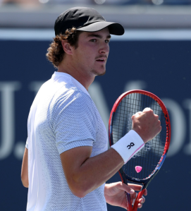 Fonseca durante partida do US Open