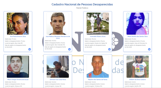 Cadastro Nacional de Pessoas Desaparecidas