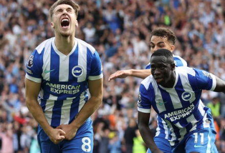 Brighton venceu o Manchester City por 2 a 1, neste domingo (31), pela Premier League