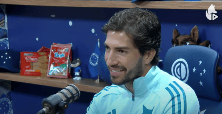 Lucas Silva, em entrevista ao Cruzeiro Cast, nesta sexta-feira (12)