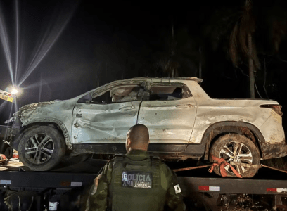 O carro foi encontrado em um bunker e contém vestígios de sangue