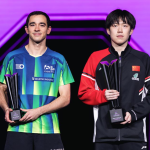 Hugo Calderano é superado por chinês e fica com vice-campeonato do WTT de Macau