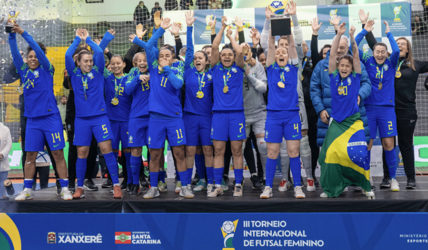 Seleção Brasileira conhece adversários da Copa do Mundo de Futsal Feminino; veja grupos
