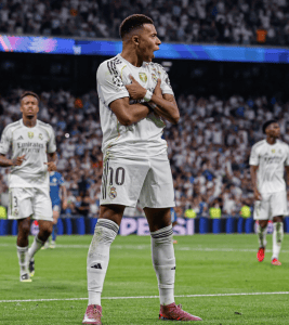 Mbappé marca na vitória do Real sobre o Olympique