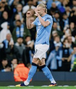 Haaland marca na vitória do City sobre o Napoli