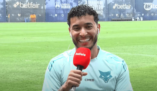 William, do Cruzeiro, em entrevista à Itatiaia