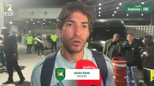 Lucas Silva em entrevista à Itatiaia após derrota do Cruzeiro para o Vasco