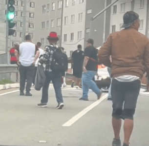 Torcedores de Corinthians e Flamengo entraram em conflito horas antes do jogo