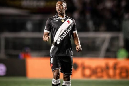 Cuesta está fora do duelo do Vasco contra o Palmeiras