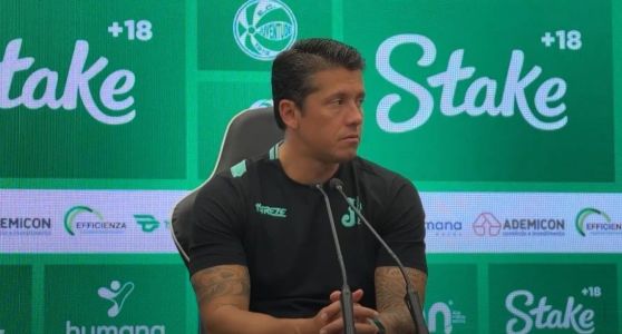 Thiago Carpini concedeu entrevista coletiva após o empate do Juventude com o Atlético