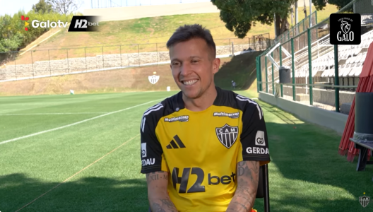 Bernard, meia-atacante do Atlético, em entrevista à GaloTV