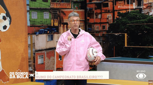 Neto no programa "Os Donos da Bola"