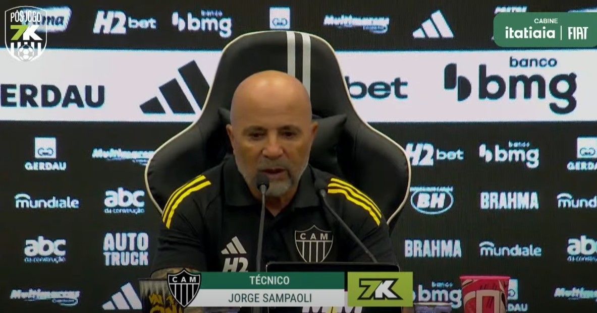 Sampaoli lamenta novas lesões e suspensões no Atlético: 'Mais difícil montar um time'