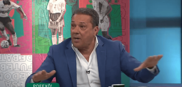 Vanderlei Luxemburgo durante o programa Mesa Redonda, da CNN
