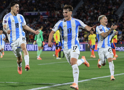 Argentina venceu Colômbia por 1 a 0