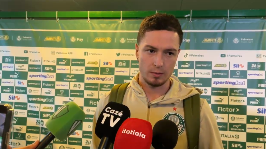Aníbal, do Palmeiras, revela o que aprendeu com ida à Seleção Argentina