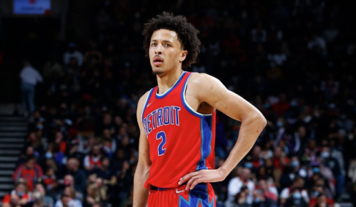 Cade Cunningham em ação pelo Detroit Pistons