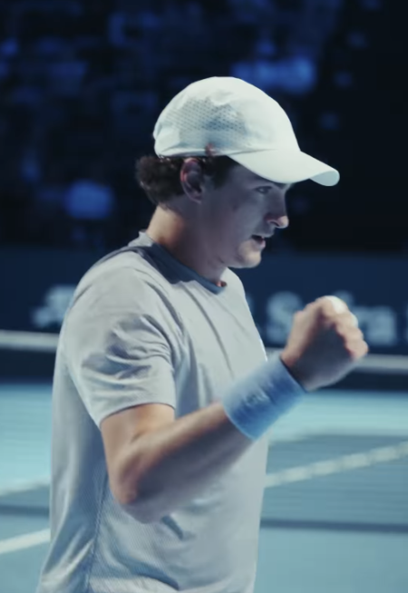 João Fonseca durante ATP 500 da Basileia