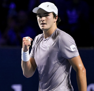 João Fonseca durante ATP da Basileia