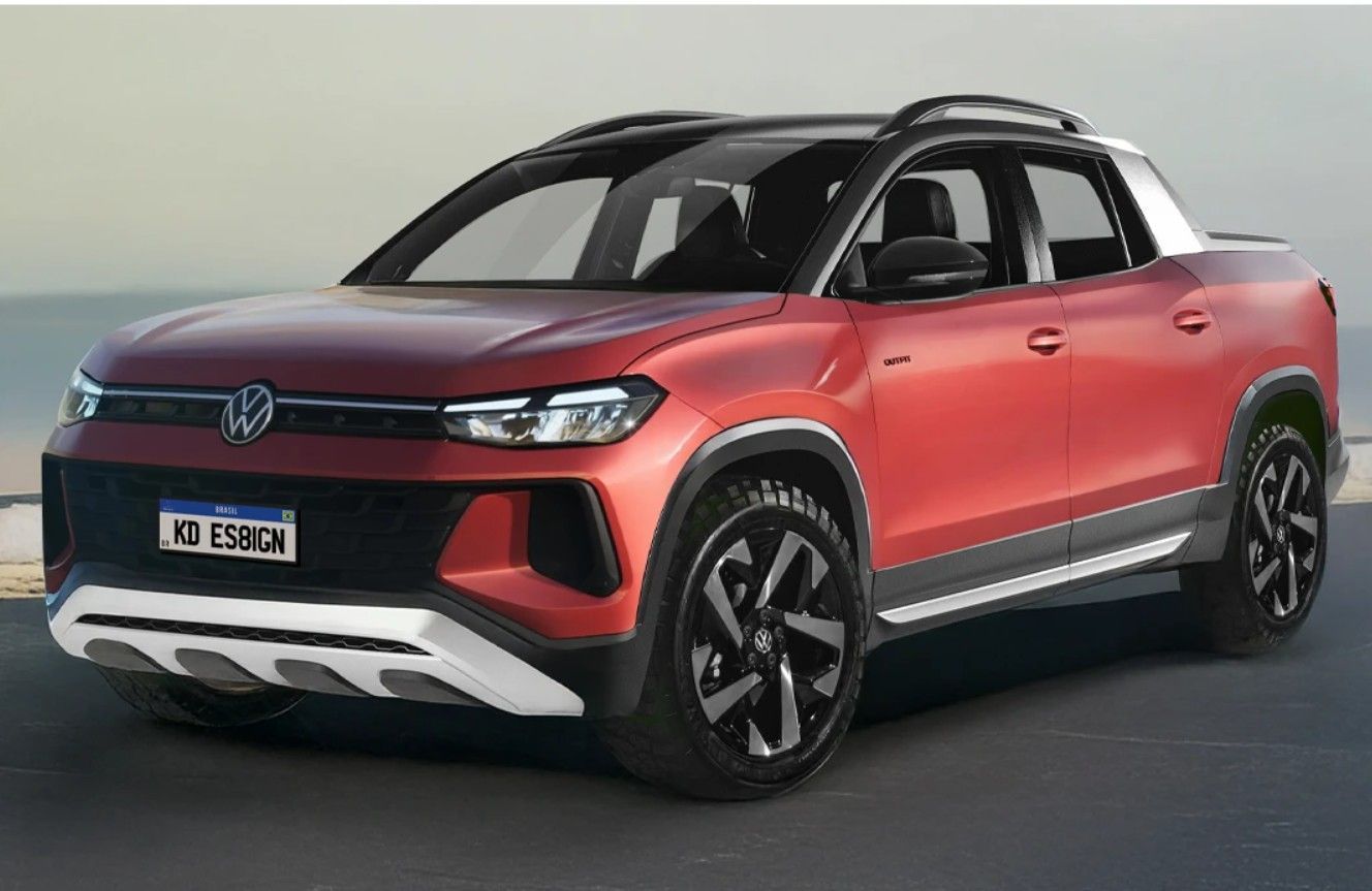 Nova picape da Volkswagen terá versão de entrada com motor de Saveiro