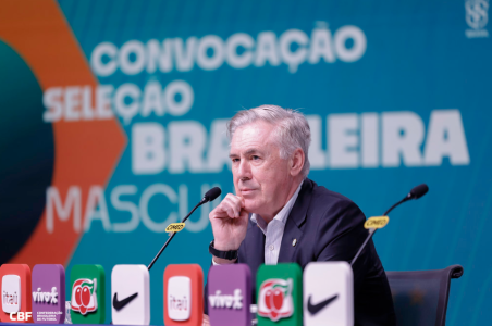 Carlo Ancelotti, técnico da Seleção Brasileira