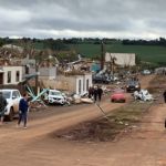 Rio Bonito do Iguaçu-PR registra mais de 1 mil desabrigados após passagem de tornado