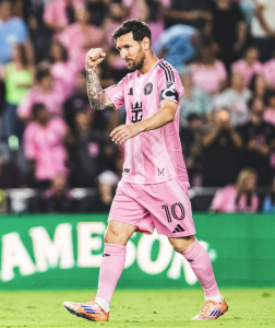 Messi durante jogo do Inter Miami pela MLS